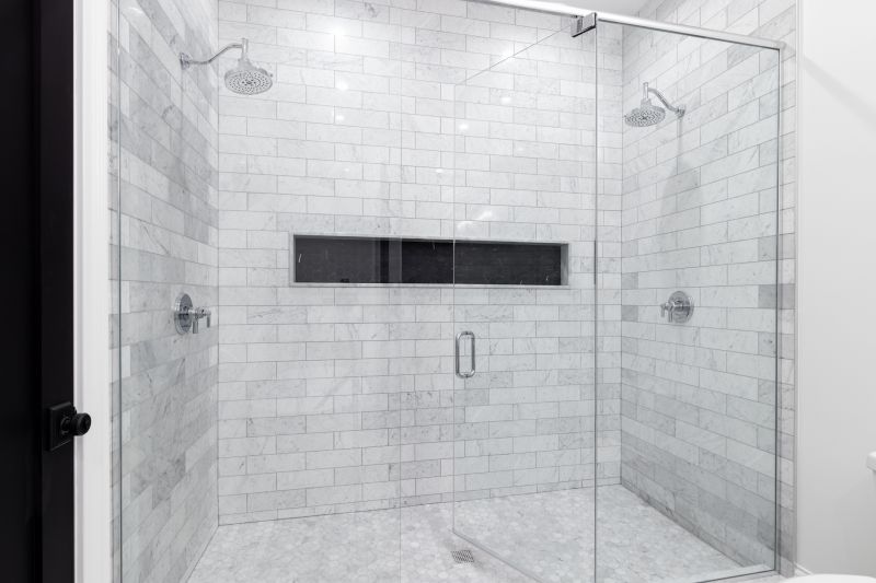 Luxury Shower with Glass Enclosure